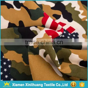 Wholesale US Military Casual Style Camo Printed Twill Poly Peach Skin Fabric thumbnail-3