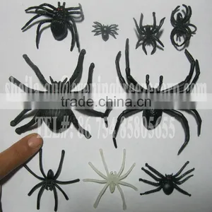 Wholesale Halloween Glowing in Dark Black Plastic Spider thumbnail-1