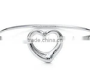 Gold & Silver Plated Bracelets, Heart Bracelets, Fashion Bracelets. thumbnail-1