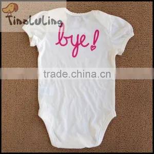 Fashion Infant Baby White Bodysuits,newborn Baby Romper thumbnail-1