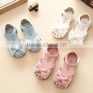Zm35471a Girls Sandals 2017 School Princess Bowknot Shoes thumbnail-1