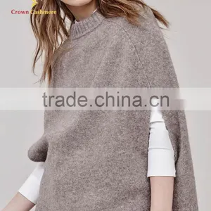 Women Wool Shawls Poncho Wraps Scarf Poncho Shawl Cashmere thumbnail-4