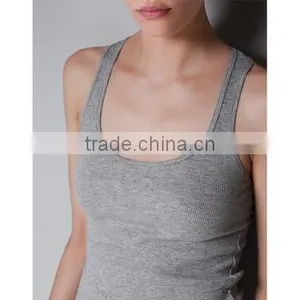 Custom Womens Ribbed Tank Tops With 100 Cotton thumbnail-1