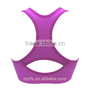 New Purple Wireless Bra Top Soft Plain Sexy Bra Underwear Seamless Fitness Yoga Bra thumbnail-3