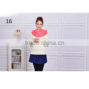 New Design High Quality 20color Choice New Solid Acrylic Material Scarf Women thumbnail-5