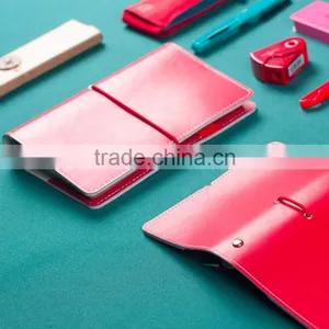 2017 Fashion Planner A6/A7 PU Leather Cover Agenda Planner Loose Leaf Orgranizers With 6 Holes Metal Clip/elastic String thumbnail-3
