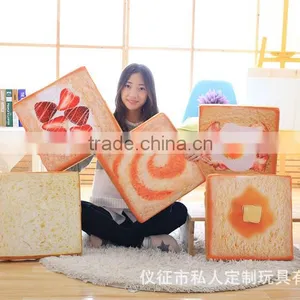 Amazon Hot Selling Soft Cat Sponge Cushion Bread Fruits Printing Pillow thumbnail-2