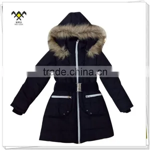 2017 Girl Fake Fur Hood Fancy Jackets thumbnail-1