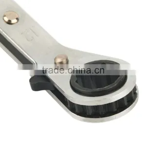 1Pc 10x12mm Useful Metric Offset Double Ring Wrench Spanner Reversible Ratchet Handle Wrench Metric Hand Tools Free Shipping thumbnail-3