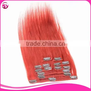 Top Quality Easy Clips Hair Extensions 100% Brazilian Remy Hair Extension Clip In thumbnail-5