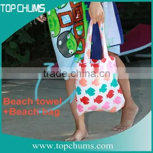 Multipurpose All in One Towel Beach Tote Bag thumbnail-1