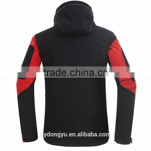 Orange Black Men Fleeced Waterproof Cycling Sportl Jacket/wikse Oft Shell Outdoor Climbing Hiking Climbing Windbreaker Hoodies thumbnail-4