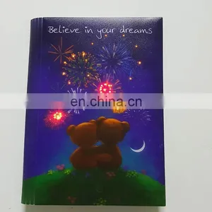 Lighting up Gift Personal Article Colorful Shiny Cartoon Character Notepad thumbnail-3