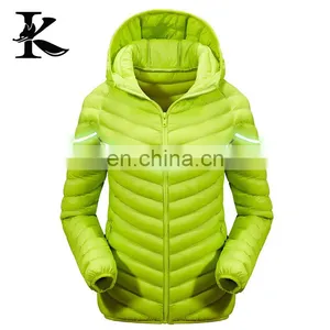 Fashion Outdoor Red Reflective Winter Snowsuit Warm Down Jacket for Ladis thumbnail-2