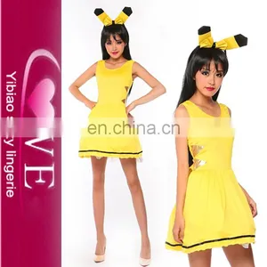 Women Sexy Animal Catch Me Honey Pikachu Mascot Costume thumbnail-2