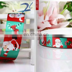 Hot Sell Custom Heat Transfer Printed Christmas Ribbon thumbnail-5