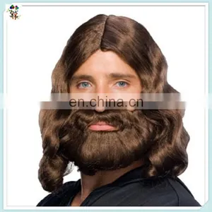 Jesus Wiseman Dress Up Halloween Adult Biblical Synthetic Wig and Beard HPC-0032 thumbnail-1