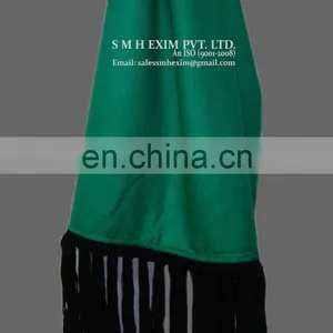 Silk Pashmina With Leather Sued Trim Shwals For 2016 thumbnail-4