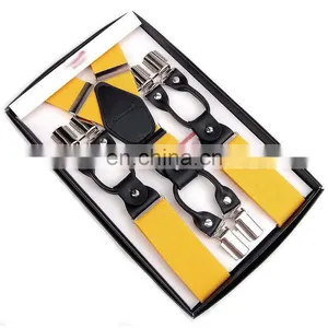 Professional Production Unisex Elastic 3.5cm 6 Clips-On Y-Shape Braces Suspenders thumbnail-5