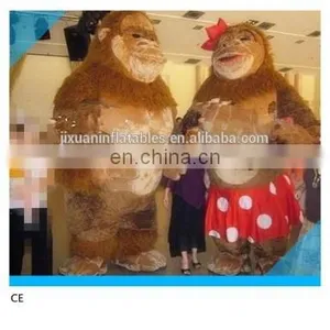 3 Meter High Mascot Costune Inflatable Gorilla thumbnail-1