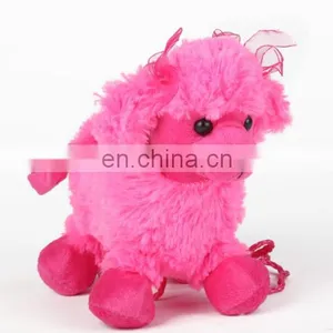Creative Factory Price Stuffed Animal Shaped Plush Dog Handbag for Kids thumbnail-2