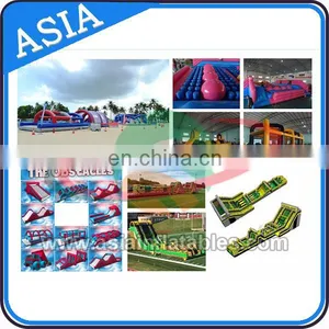 Race Wipeout Course Project For Sale Inflatable Tunnel Obstacle Course thumbnail-1