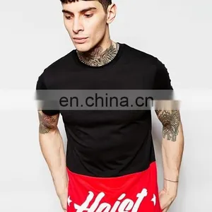 Red Printing Black o Neck Digital Printing Men Comfort Colors Tshirts thumbnail-1