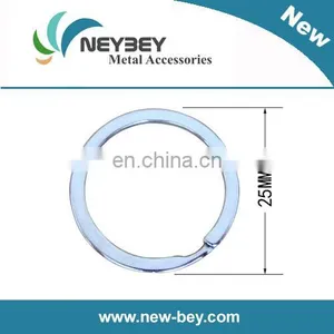 Cheap Metal Split Key Rings MKH in Flower Edge 25mm thumbnail-5