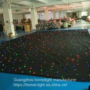 RGBW Star Curtain Led Sky Star Cloth Stage Backdrop With DMX thumbnail-4