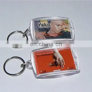 45*45mm Square Acrylic Photo Keychain thumbnail-3