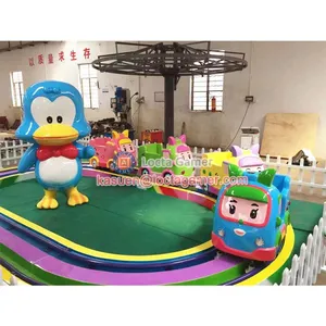 Zhongshan Amusement Theme Park Outdoor Equipment 4 Seat Cute Spirit, Mini Tarin for Kids Rail Train, Electric Train thumbnail-2