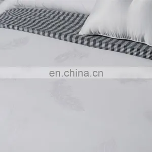 Feather Jacquard 100 Cotton Bed Sheets for Hotels thumbnail-4