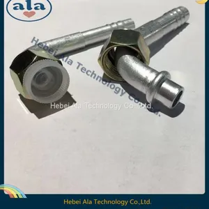 #6 #8 #10 #12Al Joint With Al Jacket Auto Air Conditioning Fitting Female O-Ring Connector 180 Degree AC Fitting thumbnail-4