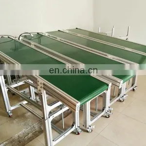 Mini Aluminium Alloy Flat Pvc Green Conveyor Belts Price thumbnail-3