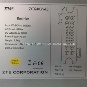 New Product ZTE ZXD2400 V4.3 Rectifier for Telecom, Communication Power thumbnail-5