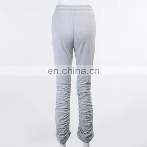 Joggers Women Stacked Leggings Streetwear Women Stacked Pants Womens Fashion Drawstring Sweatpants Woman Pants Clothes thumbnail-7