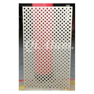 2020 Hot Sale Hole Punching Panel Aluminum Perforated Decorative Panel thumbnail-4