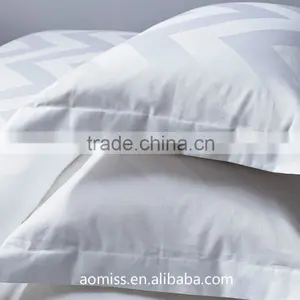 Luxury Pure Cotton White 4 Pcs Bedding Set 5 Star Hotel Bedding Linen Set thumbnail-5