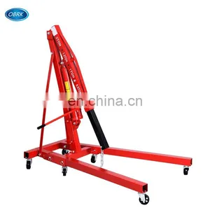 2 Ton Folding Engine Hoist Hydraulic Lifting Hoist Shop Crane thumbnail-1