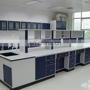 Laboratory Furniture/Island Center Chemical Metal Lab Table/ University Science Customize thumbnail-3