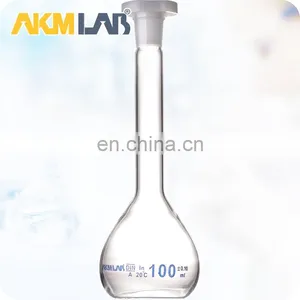AKM LAB Glass A 100ml Volumetric Flask With Stopper thumbnail-1