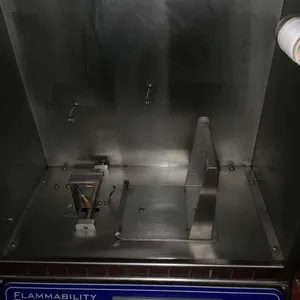 45 Degree Automatic Flammability Tester Fabric Burning Test Meet ASTMD1230 thumbnail-5