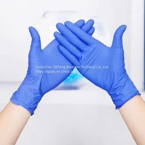 Full Automatic Latex Gloves Making Machine Blue Nitrile Glove Production Line thumbnail-4