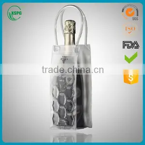Transparent High Quality PVC Wine Ice Bag thumbnail-2