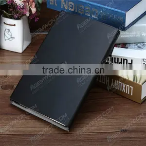 Bluetooth Keyboard for IPad Air2,Black Aluminum+leather Automatic Connection Bluetooth Keyboard With 7 Color Backlight thumbnail-1