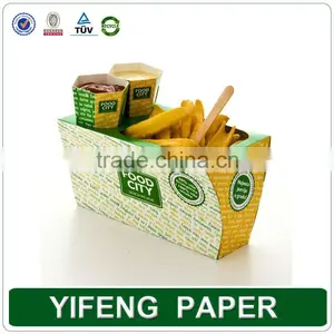 Biodegradable Commercial Disposable Fast Paper Food Packagings thumbnail-1