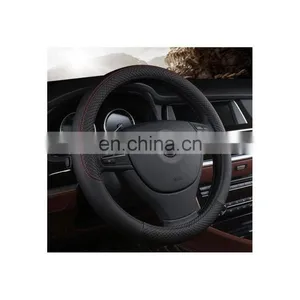 6 Color Non-Slip Sweat Good Breathable Pu Leatherette 15 Inch Car Steering Wheel Cover Mini Cooper Silicone Fashionable Steering thumbnail-2