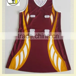 Custom Netball Dress With Great Pattern thumbnail-1