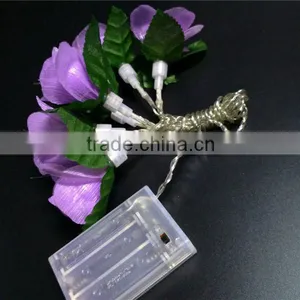 Led Optical Fiber Flower Battery Lights for Christmas ,party Decorate thumbnail-5