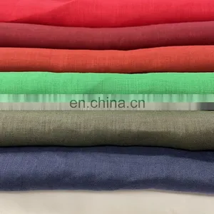 100 Linen Clothing Fabric Dyeing Fabric thumbnail-1